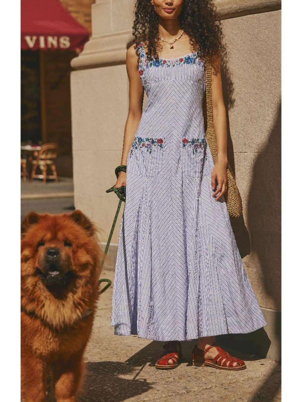 FREE PEOPLE Havenwood Maxi Dress / White Combo